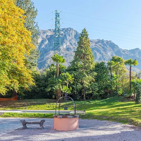 Apartment View With Pool, Garden And Parking Lierna